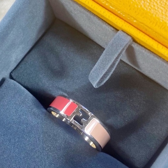 Fendi Fendista Bi-Color Pink Ring - Picture 1 of 8